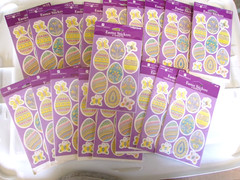 American Greetings forget me not Easter stickers lot of 19