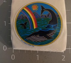 Lot of 27 Vintage Illuminations Stickers, 1979 1981 Whale, Frog, Sunset NOS