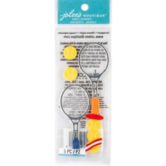 TOUCH OF JOLEE’S EMBELLISHMENTS – TENNIS, Racket, Balls