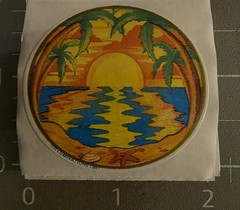 Lot of 27 Vintage Illuminations Stickers, 1979 1981 Whale, Frog, Sunset NOS