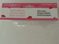 NEW SEALED Mixed Lot w Heart Gift Bags and Glitter Lock and Key Cutouts Crafts