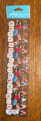 RARE Jolees 3D Borders Back To School ABC 123 Desk Pencils Scissors Supplies 12”