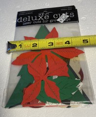 lot of 4 Deluxe Cuts Christmas Laser Die cuts 4 New packages sealed