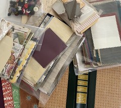 LARGE JUNK JOURNAL SUPPLIES/Napkins,readers Digest, Paper, Fabrics (SEE PHOTOS)