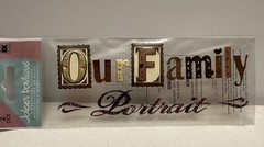 Jolee’s Boutique OUR FAMILY PORTRAIT memories Title Sticker Scrapbooking