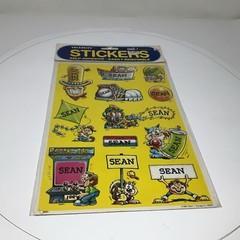 SEAN – Vintage 80s Celebrity Stickers Self-Adhesive/Removable by Mark I