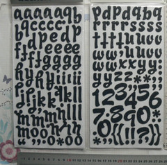 LAX Glitter BLACK – 155 Thicker Sticker Foam Lower Case 19-37mmH&6-28mmW L4LF