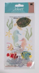 Jolee’s Sea Life Fish Turtle Sea Horses Starfish Vellum Scrapbooking Stickers