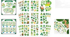 24 High-Quality Shamrock Stickers for Kids and Adults – St. Patrick’s Day Decor