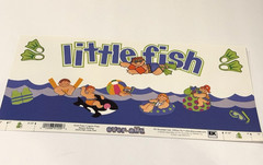 EK Success Scrapbook Title Over-all Little Fish Ocean Beach Nautical Summer NEW