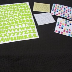 Creative Memories & Making Memories Lot 1 Large, Green ABC’s Alphabet Stickers