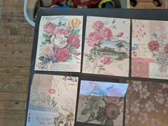 Nature Imprint Scrapbook Set Washi Stickers, Pet Stickers Memo Pad 5 Sheets Eph