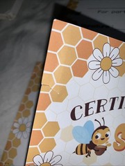 100 Pcs Spelling Bee Achievement Award Certificates 11×8” Recognition 4 Ripped
