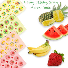 360 Pcs Scratch and Sniff Stickers Fruits & Food Smelly Stickers Reward Stickers