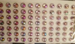 CraftbuddyUS 14 Packs of 8mm Aurora Borealis Beaded Gems