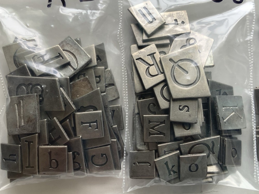 Vintage Making Memories ALPHABET CHARMS 153 pieces Crafts Scrapbook Journal