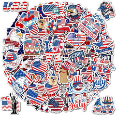 200 Pcs 4Th of July Stickers, Vinyl America Patriotic Stickers and Decals Bulk f