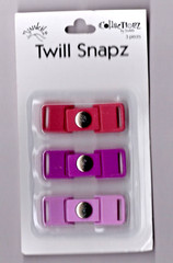 Junkitz TWILL SNAPZ-TEEN (3PC) scrapbooking ALBUMS CARDS JOURNALS MIXED MEDIA