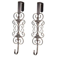2 PCS Wreath Hangers for Front Door 15.5″ Wreath Hook Over The Antique Copper