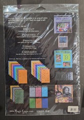Magic Scraps Sticker Sheet-Virtual Metal-7 1/2″x12″ Metal Foil Adhesive Sheet