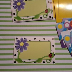 50 Vintage Florist Gift Encloser Cards Ladybug Flowers Journal Scrapbooking