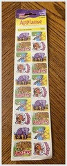 1998 Trend Awesome Animals Stickers T-47112 NOS Applause 2 Sheets MN Seal
