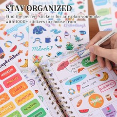 1000+ Holiday Seasonal Daily Monthly Planner Stickers for