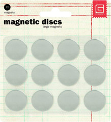 Basic Grey 5/8-Inch-By-1/32-Inch Magnetic Snaps Large.