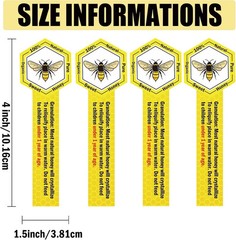 Tamper Proof Pure Honey Stickers 1.5 x 4 Inches Evident Seals Labels Honey Label