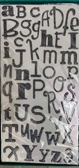 8 6”x12” SHEETS Of GLITTER CHIPBOARD SHAPES by 3 Birds Designs