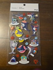 Recollections FUN SHARKS 🦈 Scrapbooking Stickers