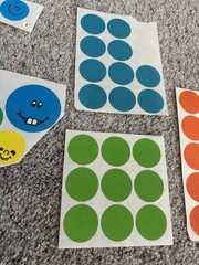 Vintage Smiley Face Stickers Cut Sticker Sheet