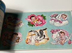 1962 vintage 36 BABY SEALS stickers EUREKA Full Booklet Scranton PA