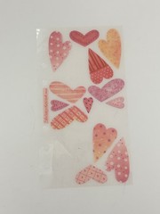Stickerpotamus Clear Stickers Hearts Assorted 16 Pcs Transparent