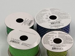 Lot 4 Holiday Ribbon Spools Spritz Target Holiday Time Walmart Glitter Wire Edge