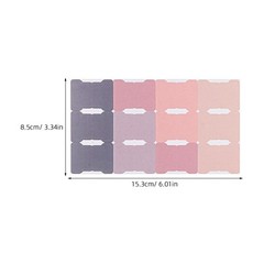 5 Pcs Tabs for Annotating Books Blank Monthly Labels Index Files