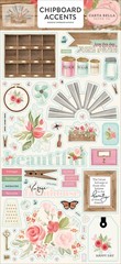 Carta Bella Paper FARMHOUSE MARKET 6×13 Sheet of Chipboard Accents