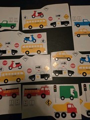 Vintage Mrs. Grossman’s CITY STREETS TRANSPORTATION Sticker Sheet Lot