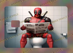 Deadpool Fan Art Credit Card Decal