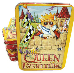 Mary Engelbreit Collectible Tin + 12 Vinyl Stickers Tin #4 Queen of Everything