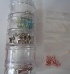 Stackable Storage with Decorative Brads & Eyelets Stars Snowflake Cards