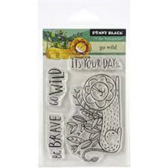 Penny Black Clear Cling Stamps GO WILD