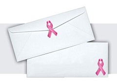 Pink Ribbon Stickers For Helmets | 50 PACK | Full Color Breast Cancer Awareness