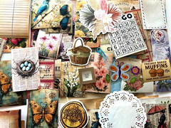 #776 – 100+ PCS VINTAGE FLORAL SCRAPBOOK JUNK JOURNAL KIT / LOT – REAL EPHEMERA