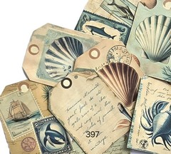 Nautical Themed Journal Tags Scrapbooks Collage