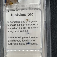 Brad Buddies Hot Off the Press Frosty Winter Scrapbooking Embellishments Metal