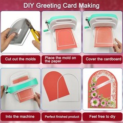Arch & Oval Metal Die Cuts for Card Making, Stencil Embossing, DIY Scrapbooking