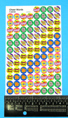 Trend Cheer Words Sticker Sheet