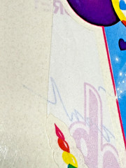 Vintage AUTOGRAPHED LISA FRANK SIGNED 1984 Markie Unicorn Jumbo Sticker 1/1 ****
