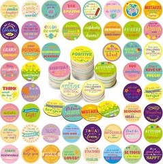 150 Pcs Positive Affirmations Chips 2.36 Inch with 75 Motivational Encouragem…